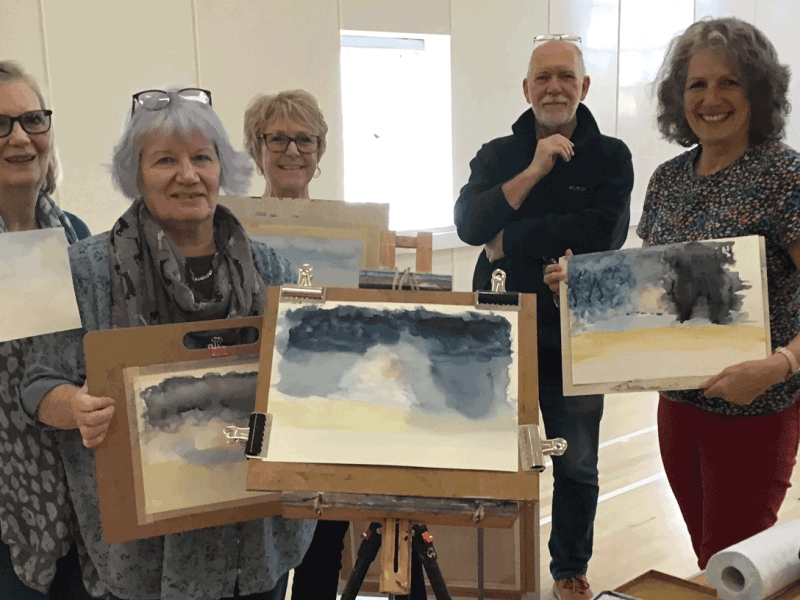 Workshop by local artist Sally&nbsp;Creveul
